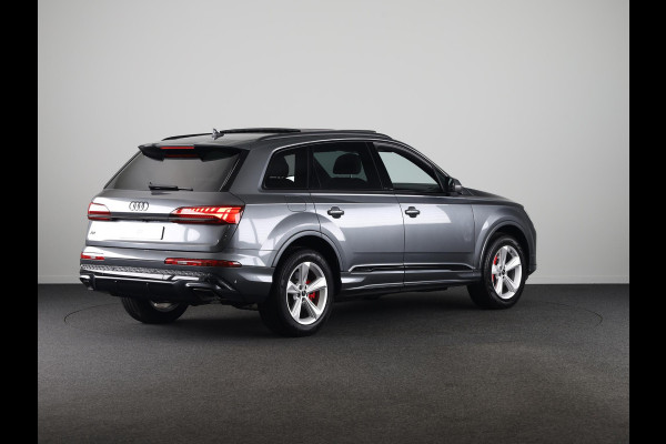 Audi Q7 55 TFSI e quattro Pro Line S 394pk Panoramadak, adaptive cruisecontrol, B&O soundsysteem, optiekpakket zwart Plus