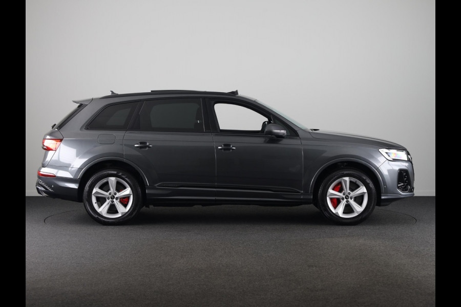 Audi Q7 55 TFSI e quattro Pro Line S 394pk Panoramadak, adaptive cruisecontrol, B&O soundsysteem, optiekpakket zwart Plus