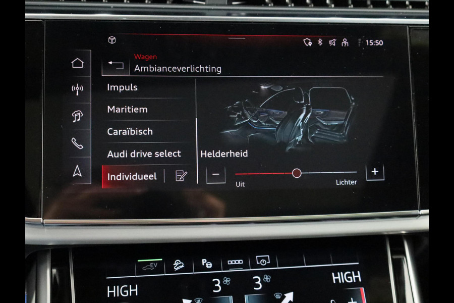 Audi Q7 55 TFSI e quattro Pro Line S 394pk Panoramadak, adaptive cruisecontrol, B&O soundsysteem, optiekpakket zwart Plus