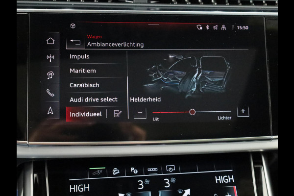 Audi Q7 55 TFSI e quattro Pro Line S 394pk Panoramadak, adaptive cruisecontrol, B&O soundsysteem, optiekpakket zwart Plus