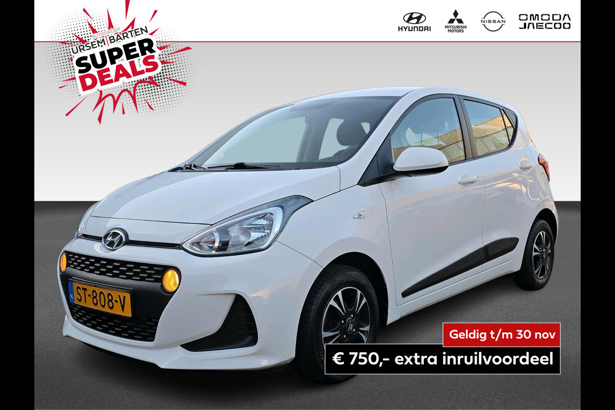 Hyundai i10 1.0i Comfort | Navigatie | Cruise control | Airco | Elektrische ramen voor/achter | Velgen lichtmetaal |
