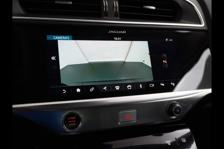 Jaguar I-PACE EV400 400pk SE 90kWh AWD Leer+Elektr. Meridian®-Audio Apple Carplay Android Auto Navi Led-v+a Ecc Camera Cruise Control Keyless Pdc Lmv Led Bordherkenning Elektrische-Achterklep koplampreiniging Lane-Assist App-Connect ECT Voorverwarming/koeling WiFi DigiDash DAB 4WD 1e Eigenaar Origineel Nederlandse Auto € 90.000 nieuw!