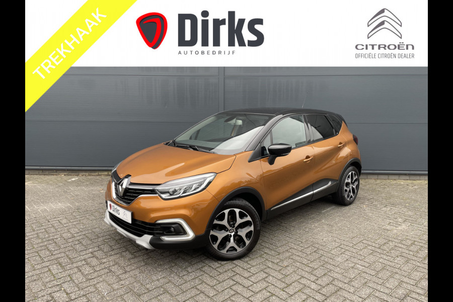 Renault Captur 130pk Intens (Trekhaak - Camera - Parkeersensoren V+A - LED - Keyless Entry - Stoelverwarming - Automatische Airco - Navigatie)