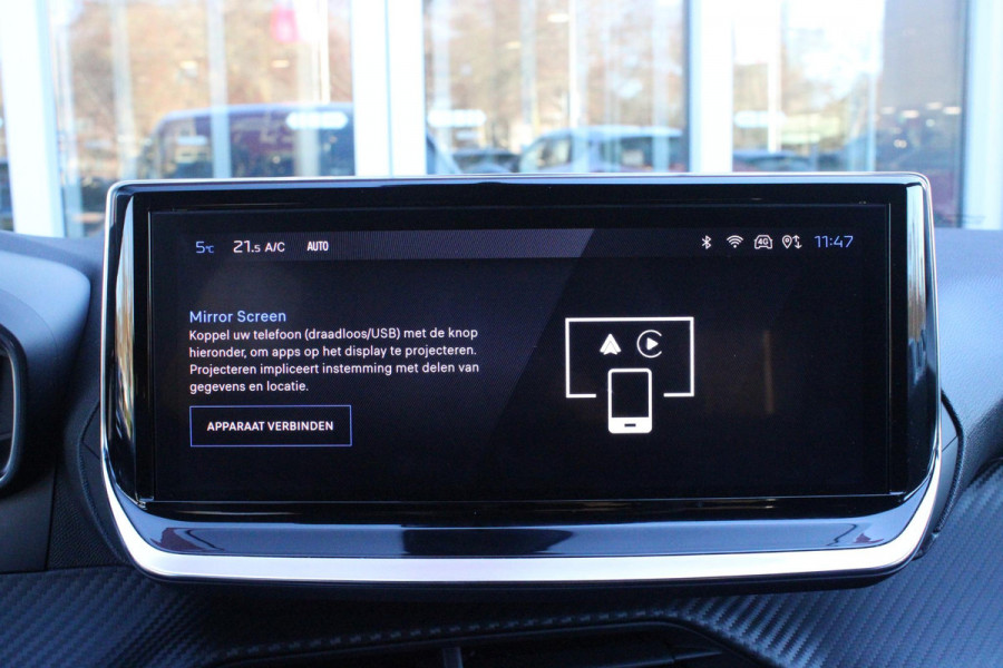 Peugeot 208 Hybrid 110PK e-DCS6 ALLURE | NAVIGATIE | DRAADLOZE APPLE CARPLAY/ANDROID AUTO | DAB+ RADIO | CLIMATE CONTROL | ADAPTIVE CRUISE CONTROL | VERKEERSBORDEN HERKENNING | ACHTERUITRIJ CAMERA | LICHTMETALEN VELGEN 16" |