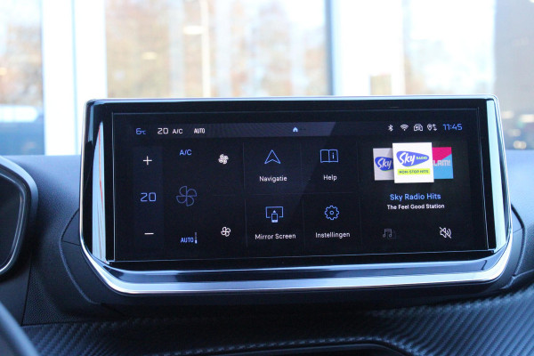 Peugeot 208 Hybrid 110PK e-DCS6 ALLURE | NAVIGATIE | DRAADLOZE APPLE CARPLAY/ANDROID AUTO | DAB+ RADIO | CLIMATE CONTROL | ADAPTIVE CRUISE CONTROL | VERKEERSBORDEN HERKENNING | ACHTERUITRIJ CAMERA | LICHTMETALEN VELGEN 16" |