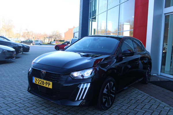 Peugeot 208 Hybrid 110PK e-DCS6 ALLURE | NAVIGATIE | DRAADLOZE APPLE CARPLAY/ANDROID AUTO | DAB+ RADIO | CLIMATE CONTROL | ADAPTIVE CRUISE CONTROL | VERKEERSBORDEN HERKENNING | ACHTERUITRIJ CAMERA | LICHTMETALEN VELGEN 16" |