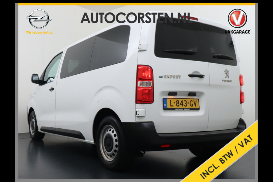Peugeot e-Expert EV 50kWh 9-Persoons Airco Navi* Apple Carplay Android Auto Cruise Control 3 Zitrijen Dab+ Schuifdeur Privacy Glas Achterdeuren 1e Eigenaar Origineel Nederlandse Auto