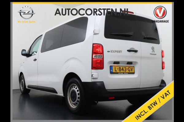 Peugeot e-Expert EV 50kWh 9-Persoons Airco Navi* Apple Carplay Android Auto Cruise Control 3 Zitrijen Dab+ Schuifdeur Privacy Glas Achterdeuren 1e Eigenaar Origineel Nederlandse Auto