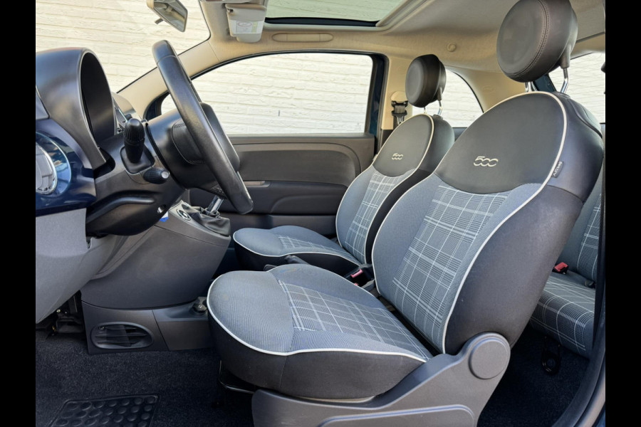 Fiat 500 1.2 Lounge Airco Cruise control Bluetooth Elektrisch bedienbare ramen en spiegels Pano