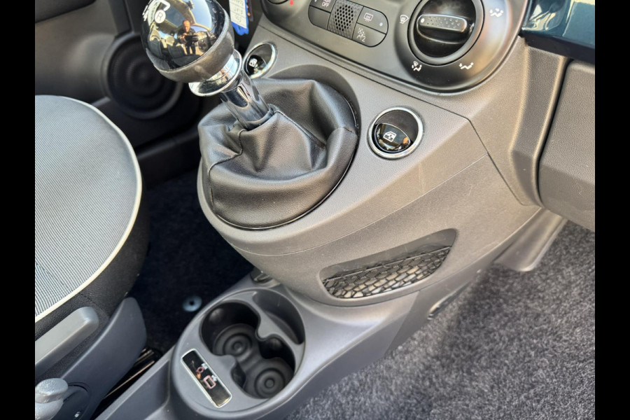 Fiat 500 1.2 Lounge Airco Cruise control Bluetooth Elektrisch bedienbare ramen en spiegels Pano