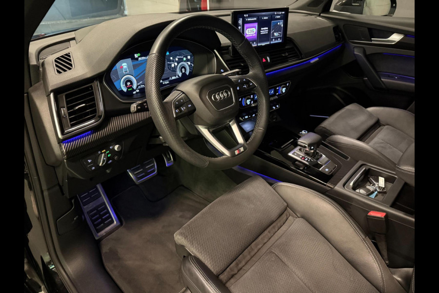 Audi Q5 Sportback 55 TFSI e SQ5 22'' 367PK BLACK-LINE H-UP/B&O/V-COCKPIT/DAB/SFEERVERLICHTING///