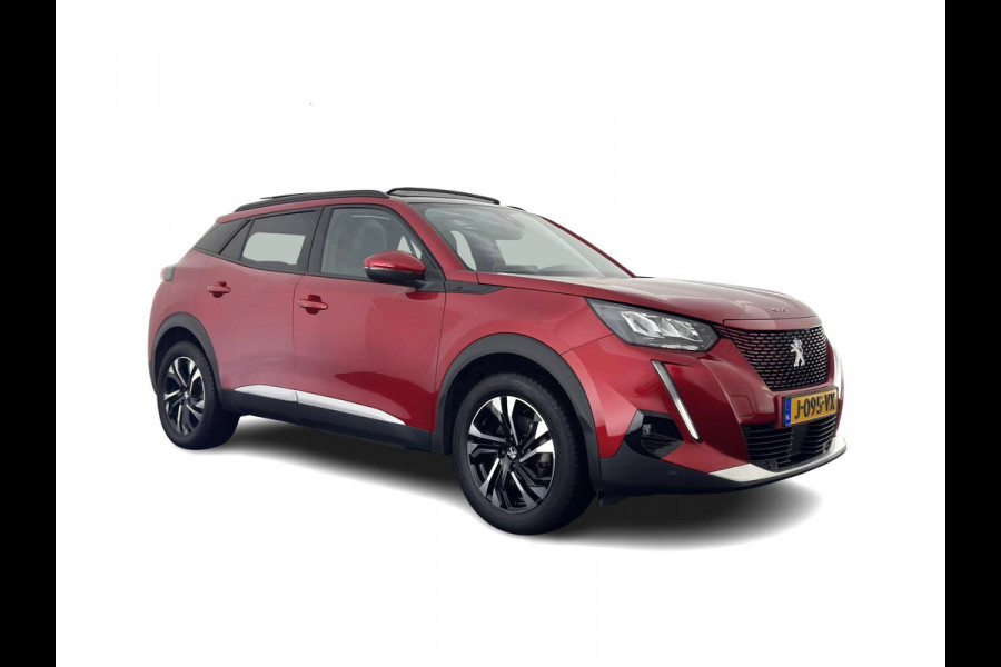Peugeot e-2008 EV Allure 50 kWh [ 3-Fase ] {SOH-84%} (INCL.BTW) *PANO | LEATHER-FABRIC | FULL-LED | SPORT-SEATS | DIGI-COCKPIT | CAMERA | KEYLESS | PRIVACY-GLASS | NAVI-FULLMAP | ECC | PDC | CRUISE | 17''ALU*