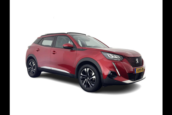 Peugeot e-2008 EV Allure 50 kWh [ 3-Fase ] {SOH-84%} (INCL.BTW) *PANO | LEATHER-FABRIC | FULL-LED | SPORT-SEATS | DIGI-COCKPIT | CAMERA | KEYLESS | PRIVACY-GLASS | NAVI-FULLMAP | ECC | PDC | CRUISE | 17''ALU*