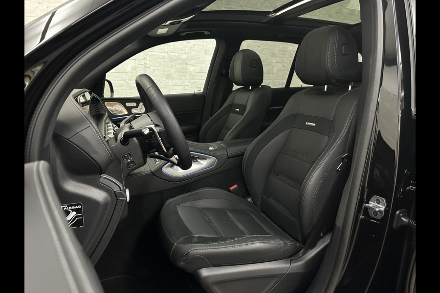 Mercedes-Benz GLE AMG 53 Hybrid 4MATIC+ | Panorama | Massage | Soft-Close | Carbon | ACC | 360 Camera | Stoelventilatie | Head-Up | Burmester | Trekhaak | Stoelverwarming V+A | 4-Zone Clima | AMG Drive-Unit | ISO & Infra-Rood Glas | 22 Inch | Keyless-Go | Memory | Luchtvering | Parfumering | Carplay | Stuurverwarming | Rij assistent pakket + | Bekerhouder Clima | Draadloos Laden |