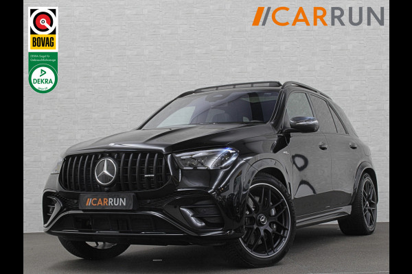 Mercedes-Benz GLE AMG 53 Hybrid 4MATIC+ | Panorama | Massage | Soft-Close | Carbon | ACC | 360 Camera | Stoelventilatie | Head-Up | Burmester | Trekhaak | Stoelverwarming V+A | 4-Zone Clima | AMG Drive-Unit | ISO & Infra-Rood Glas | 22 Inch | Keyless-Go | Memory | Luchtvering | Parfumering | Carplay | Stuurverwarming | Rij assistent pakket + | Bekerhouder Clima | Draadloos Laden |