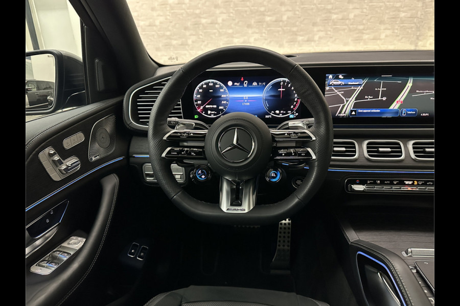 Mercedes-Benz GLE AMG 53 Hybrid 4MATIC+ | Panorama | Massage | Soft-Close | Carbon | ACC | 360 Camera | Stoelventilatie | Head-Up | Burmester | Trekhaak | Stoelverwarming V+A | 4-Zone Clima | AMG Drive-Unit | ISO & Infra-Rood Glas | 22 Inch | Keyless-Go | Memory | Luchtvering | Parfumering | Carplay | Stuurverwarming | Rij assistent pakket + | Bekerhouder Clima | Draadloos Laden |