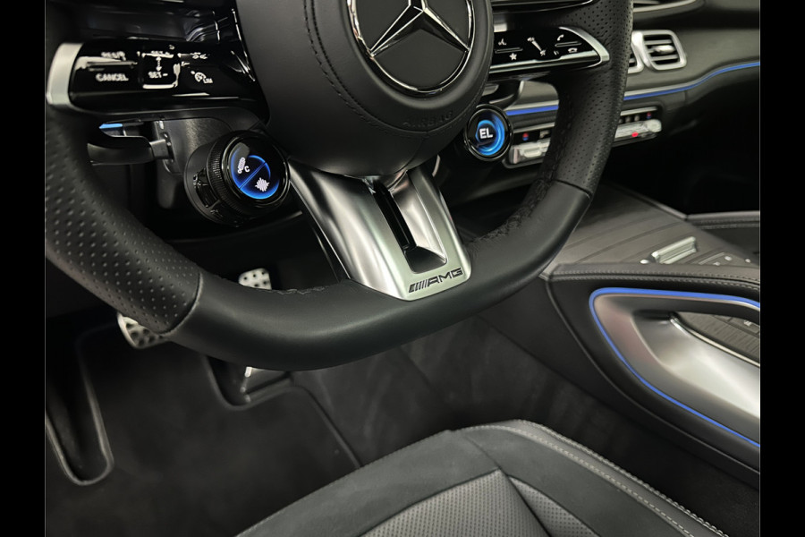 Mercedes-Benz GLE AMG 53 Hybrid 4MATIC+ | Panorama | Massage | Soft-Close | Carbon | ACC | 360 Camera | Stoelventilatie | Head-Up | Burmester | Trekhaak | Stoelverwarming V+A | 4-Zone Clima | AMG Drive-Unit | ISO & Infra-Rood Glas | 22 Inch | Keyless-Go | Memory | Luchtvering | Parfumering | Carplay | Stuurverwarming | Rij assistent pakket + | Bekerhouder Clima | Draadloos Laden |
