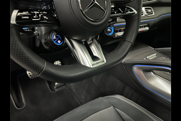Mercedes-Benz GLE AMG 53 Hybrid 4MATIC+ | Panorama | Massage | Soft-Close | Carbon | ACC | 360 Camera | Stoelventilatie | Head-Up | Burmester | Trekhaak | Stoelverwarming V+A | 4-Zone Clima | AMG Drive-Unit | ISO & Infra-Rood Glas | 22 Inch | Keyless-Go | Memory | Luchtvering | Parfumering | Carplay | Stuurverwarming | Rij assistent pakket + | Bekerhouder Clima | Draadloos Laden |
