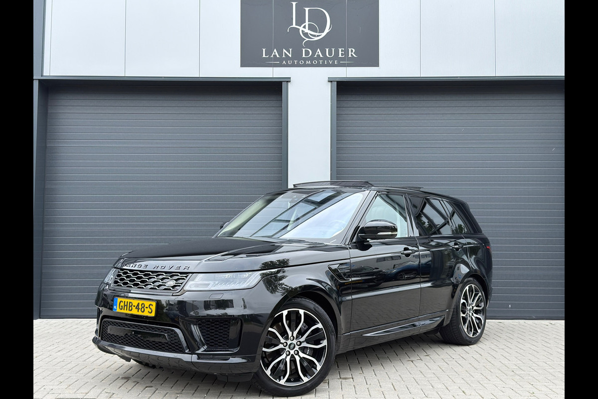 Land Rover Range Rover Sport P400e Autobiography Dynamic / BTW / Luchtvering / 360 Camera / Schuifdak / Black / ACTIE !