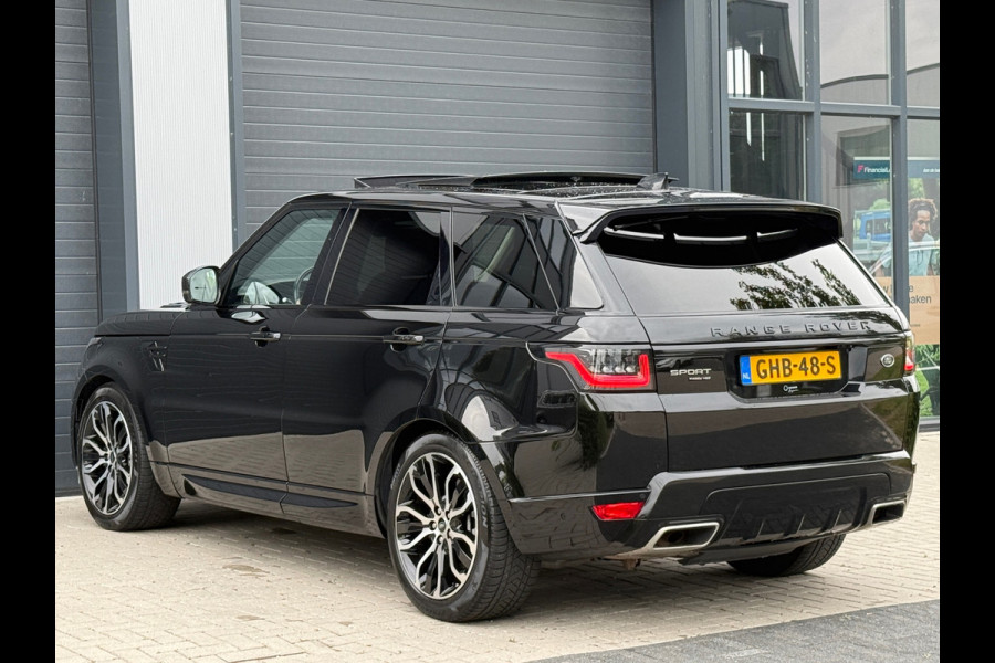 Land Rover Range Rover Sport P400e Autobiography Dynamic / BTW / Luchtvering / 360 Camera / Schuifdak / Black / ACTIE !