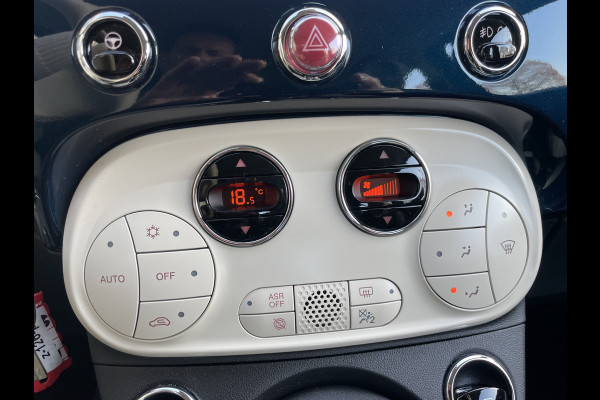 Fiat 500C 1.0 Hybrid dolcivita Airco - Cruise control - Parkeersensoren achter - Open dak - Bluetooth - Navigatiesysteem - Mistlampen voor - Stuur multifunctioneel - Elektrische ramen voor - Stuur leder - Licht metalen vel