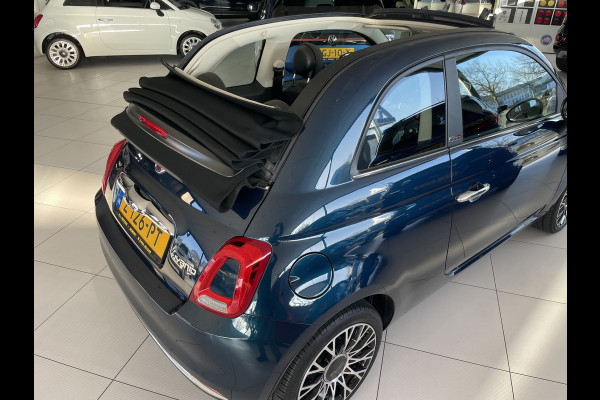 Fiat 500C 1.0 Hybrid dolcivita Airco - Cruise control - Parkeersensoren achter - Open dak - Bluetooth - Navigatiesysteem - Mistlampen voor - Stuur multifunctioneel - Elektrische ramen voor - Stuur leder - Licht metalen vel