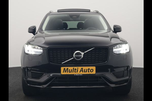 Volvo XC90 T8 Recharge AWD LONG RANGE Ultimate Dark 7 Persoons Plug In Hybrid 456pk Dealer O.H. PHEV | Panodak | Head Up | Adaptive Cruise | Camera | Lederen Sportstoelen Memory & Verwarmd | Google Assistent | Harman & Kardon | Stuur Verwarmd | Apple Carplay | Blis | Keyless | Virtual |