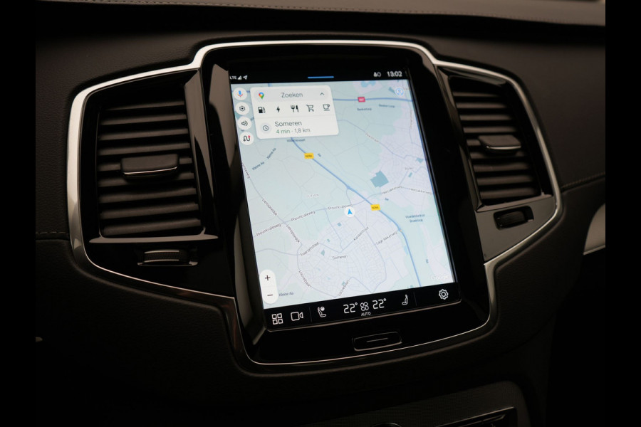 Volvo XC90 T8 Recharge AWD LONG RANGE Ultimate Dark 7 Persoons Plug In Hybrid 456pk Dealer O.H. PHEV | Panodak | Head Up | Adaptive Cruise | Camera | Lederen Sportstoelen Memory & Verwarmd | Google Assistent | Harman & Kardon | Stuur Verwarmd | Apple Carplay | Blis | Keyless | Virtual |