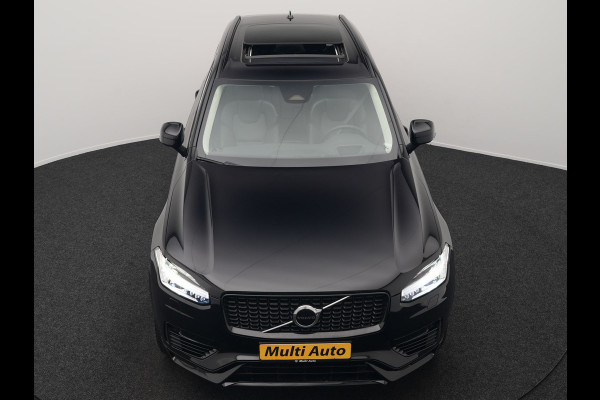 Volvo XC90 T8 Recharge AWD LONG RANGE Ultimate Dark 7 Persoons Plug In Hybrid 456pk Dealer O.H. PHEV | Panodak | Head Up | Adaptive Cruise | Camera | Lederen Sportstoelen Memory & Verwarmd | Google Assistent | Harman & Kardon | Stuur Verwarmd | Apple Carplay | Blis | Keyless | Virtual |