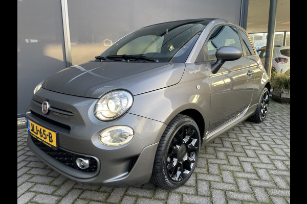Fiat 500C 1.0 Hybrid sport Airco - Cruise control - Open dak - Parkeersensoren achter - Mistlampen voor - Stuur leder - Stuur multifunctioneel - Bluetooth - Licht metalen velgen 15 inch