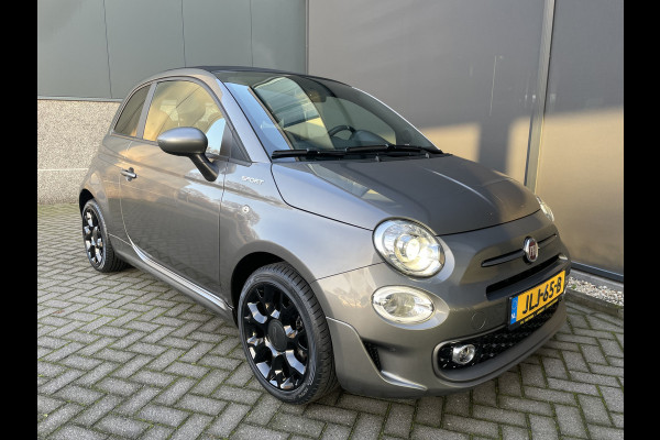 Fiat 500C 1.0 Hybrid sport Airco - Cruise control - Open dak - Parkeersensoren achter - Mistlampen voor - Stuur leder - Stuur multifunctioneel - Bluetooth - Licht metalen velgen 15 inch