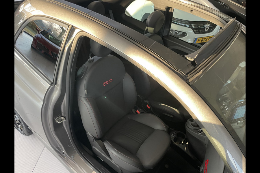 Fiat 500C 1.0 Hybrid sport Airco - Cruise control - Open dak - Parkeersensoren achter - Mistlampen voor - Stuur leder - Stuur multifunctioneel - Bluetooth - Licht metalen velgen 15 inch