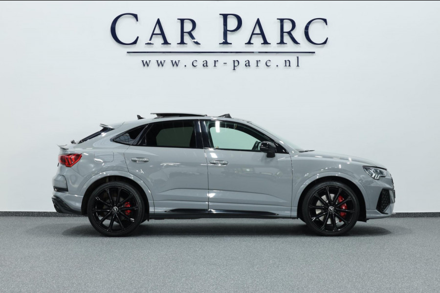 Audi RSQ3 Sportback 2.5 TFSI Quattro 400PK MATRIX+LED/VIRTUAL/PANO/LEER+S.VERWARMING/B&O/21"LMV/360/LINE/ACC/ECC/12 MDN GARANTIE!