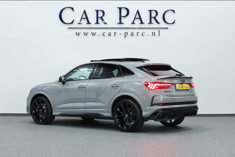 Audi RSQ3 Sportback 2.5 TFSI Quattro 400PK MATRIX+LED/VIRTUAL/PANO/LEER+S.VERWARMING/B&O/21"LMV/360/LINE/ACC/ECC/12 MDN GARANTIE!