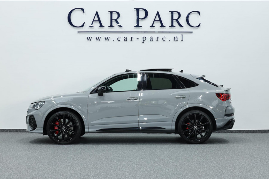 Audi RSQ3 Sportback 2.5 TFSI Quattro 400PK MATRIX+LED/VIRTUAL/PANO/LEER+S.VERWARMING/B&O/21"LMV/360/LINE/ACC/ECC/12 MDN GARANTIE!