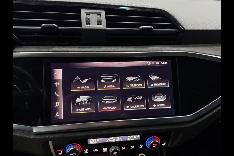 Audi RSQ3 Sportback 2.5 TFSI Quattro 400PK MATRIX+LED/VIRTUAL/PANO/LEER+S.VERWARMING/B&O/21"LMV/360/LINE/ACC/ECC/12 MDN GARANTIE!