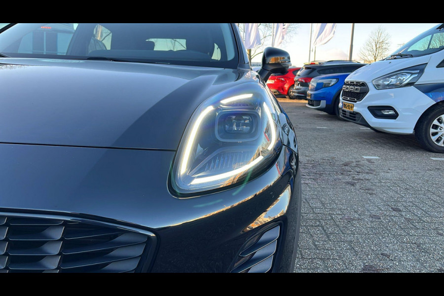 Ford Puma 1.0 EcoBoost Hybrid Titanium 125pk | NIEUW MODEL! | Driver Assistance Pack | Winterpack | Panoramadak | Keyless Pack | Elek Achterklep | Reserve wiel