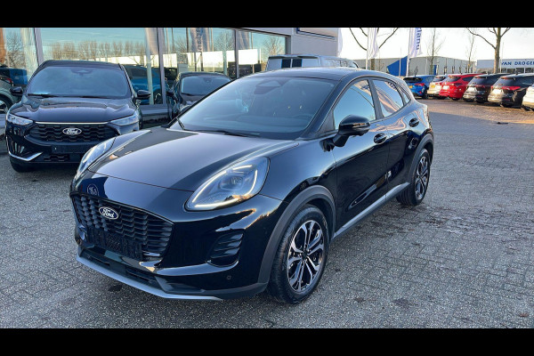 Ford Puma 1.0 EcoBoost Hybrid Titanium 125pk | NIEUW MODEL! | Driver Assistance Pack | Winterpack | Panoramadak | Keyless Pack | Elek Achterklep | Reserve wiel