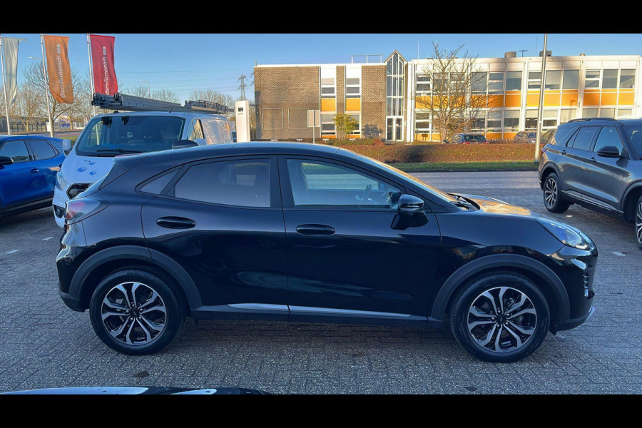 Ford Puma 1.0 EcoBoost Hybrid Titanium 125pk | NIEUW MODEL! | Driver Assistance Pack | Winterpack | Panoramadak | Keyless Pack | Elek Achterklep | Reserve wiel