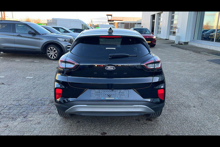 Ford Puma 1.0 EcoBoost Hybrid Titanium 125pk | NIEUW MODEL! | Driver Assistance Pack | Winterpack | Panoramadak | Keyless Pack | Elek Achterklep | Reserve wiel