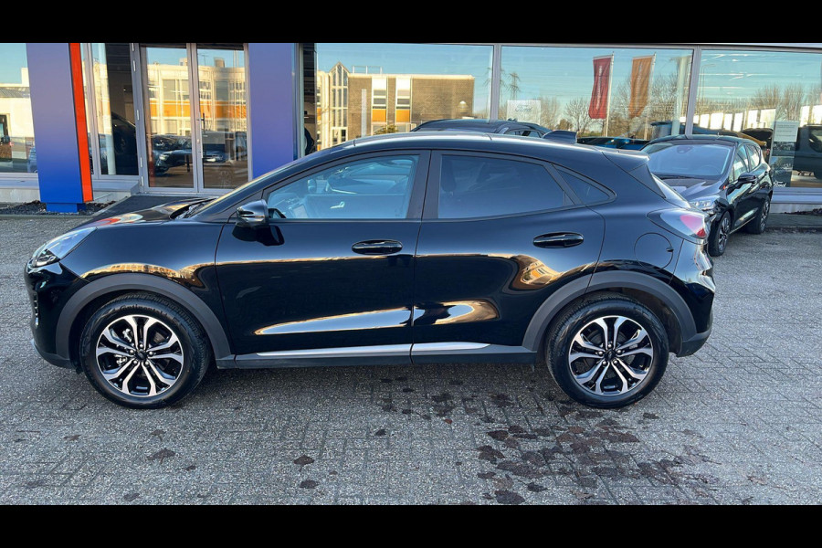 Ford Puma 1.0 EcoBoost Hybrid Titanium 125pk | NIEUW MODEL! | Driver Assistance Pack | Winterpack | Panoramadak | Keyless Pack | Elek Achterklep | Reserve wiel