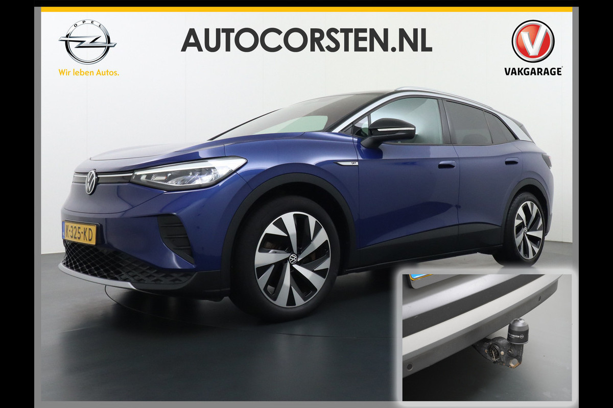 Volkswagen ID.4 First 77kWh Trekhaak Adap.Cruise Camera Pdc Android Auto Apple Carplay Stoelverwarming Navi Ecc Mirrorlink Privacy Glas Lmv Keyless DAB SOH=90% Origineel Nederlandse Auto 1.000KG Trekgewicht