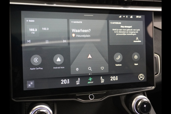 Lynk & Co 01 PHEV AUT-7 261pk Pano-Schuifdak Lmv 20" 360°Camera Apple Carplay Android Auto Adap.Cruise Navi Pdc Ecc Keyless Led Plug-In Hybri Elek.Memory.Stoel File assistent Dodehoek detector Elektrisch bedienbare achterklep Rijstrooksensor Wifi Verkeersbord detectie 425Nm koppel 3,7kw laadvermogen €41.882 Nieuwprijs 1e Eigenaar Origineel NLse auto!