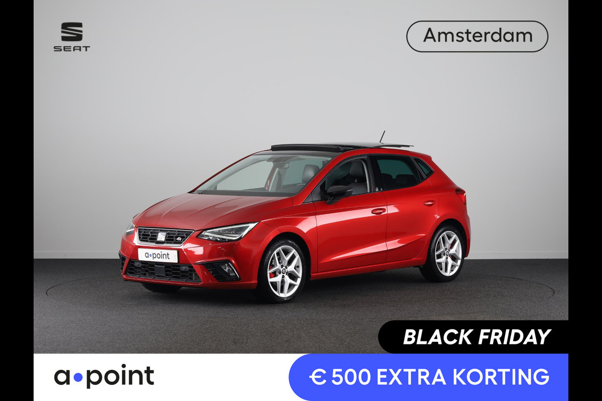 Seat Ibiza 1.0 TSI FR Business Intense 115pk Automaat | Panoramdak | Led koplampen | Apple Carplay/ Android auto | 17 inch lichtmetalen velgen