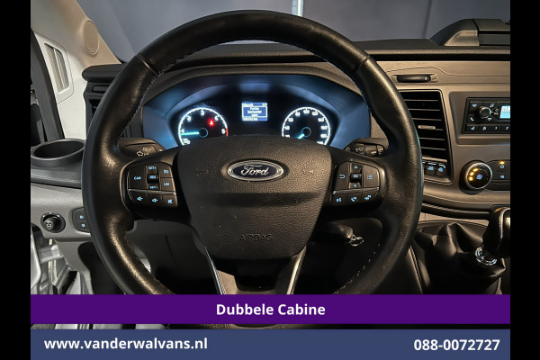 Ford Transit 2.0 TDCI 131pk L3H2 Dubbele Cabine Euro6 Airco | 6-Zits | LED | 2500kg Trekhaak | Cruisecontrol Verwarmde voorruit, Parkeersensoren