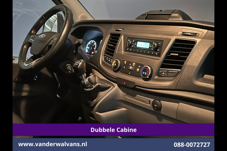 Ford Transit 2.0 TDCI 131pk L3H2 Dubbele Cabine Euro6 Airco | 6-Zits | LED | 2500kg Trekhaak | Cruisecontrol Verwarmde voorruit, Parkeersensoren