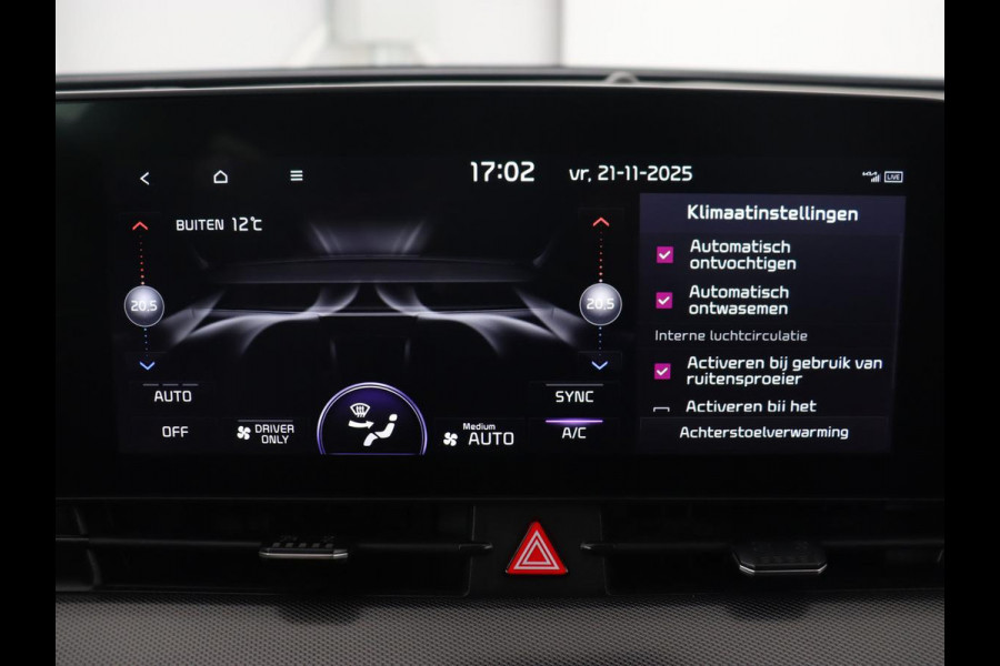 Kia Sportage 1.6 T-GDI Plug-in Hybrid AWD DynamicPlusLine | Stoel & stuurverwarming | Half leder | Camera | Carplay | Adaptive cruise | 19'' | Navigatie | Achterbankverwarming | PHEV