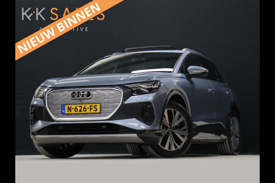 Audi Q4 e-tron 35 Launch edition Advanced Plus 55 kWh SOH 94% [SCHUIFKANTELDAK, APPLE CARPLAY, ANDROID, ADAPTIVE CRUISE, VOL LEDER, CAMERA, STOELVERWARMING, LEDVERLICHTING, CLIMATE, NIEUWSTAAT]