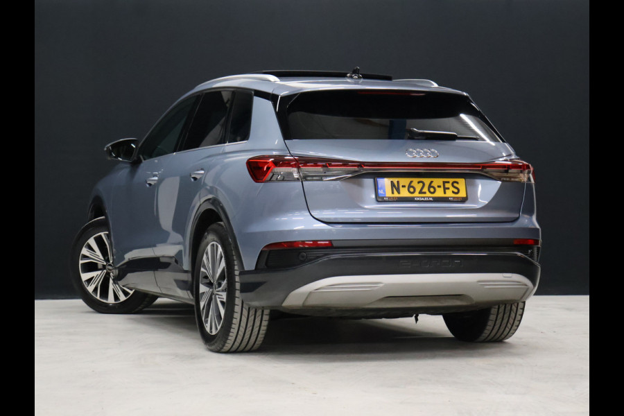 Audi Q4 e-tron 35 Launch edition Advanced Plus 55 kWh SOH 94% [SCHUIFKANTELDAK, APPLE CARPLAY, ANDROID, ADAPTIVE CRUISE, VOL LEDER, CAMERA, STOELVERWARMING, LEDVERLICHTING, CLIMATE, NIEUWSTAAT]