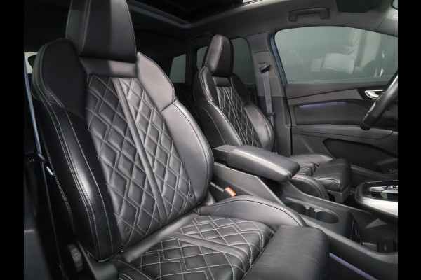 Audi Q4 e-tron 35 Launch edition Advanced Plus 55 kWh SOH 94% [SCHUIFKANTELDAK, APPLE CARPLAY, ANDROID, ADAPTIVE CRUISE, VOL LEDER, CAMERA, STOELVERWARMING, LEDVERLICHTING, CLIMATE, NIEUWSTAAT]